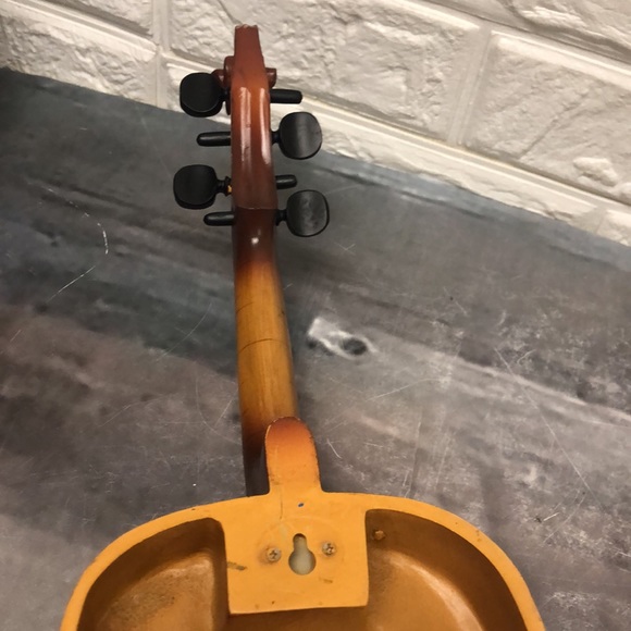 Amadeus Violin Pendulum Wall Clock collectible *missing pendulum RARE - Picture 6 of 8